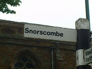 Or worst village name? Taken in pouring rain, never noticed bottom right corner!
