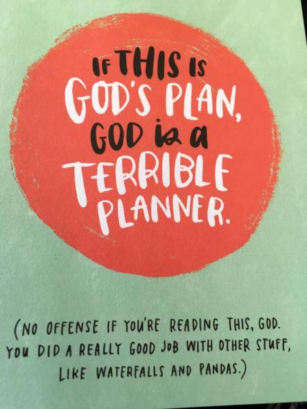 God's terrible plan